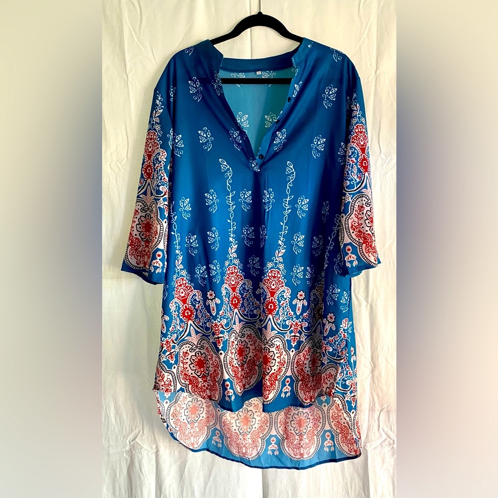 Swimsuit cover tunic Asian size 4XL